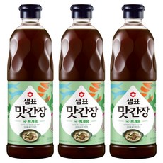 샘표 맛간장 국찌개용, 860ml, 3개