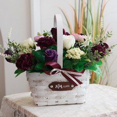 가꾸지오 조화 땡큐 바구니, 퍼플, 1개