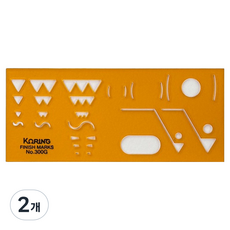 코링 템플레이트 사상기호정규 K-300G, 2개