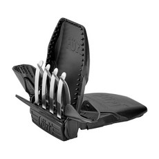 Furi 磨刀器 高級日本不鏽鋼材質 半導體等級的類鑽碳鍍膜 折疊式收納攜帶方便, Black, 1個