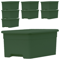 lifist Dear Pantry 收納整理盒, 綠色, 8個