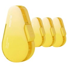 NUSIGN 迷你滑動修正帶 NS161, 金色, 4個