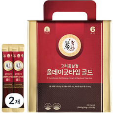 Pnbg 豐年寶鑑 6年根高麗紅蔘萃取飲All Day Good Time Gold禮盒, 1kg, 2盒