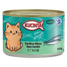KUCINTA 科西塔 小貓罐, 沙丁魚肉醬, 150g, 1罐
