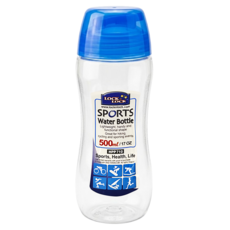 LocknLock 樂扣樂扣 塑膠水杯 HPP710-CHS, 透明 + 藍色, 500ml, 1個