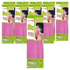 롯데이라이프 고무장갑, 대(L), 9개