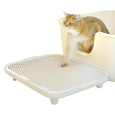 sosimtiger 貓咪心動踏墊, 象牙白, 1個