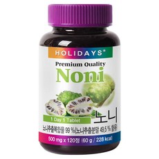 홀리데이즈 프리미엄 노니 타블렛, 120정, 1개