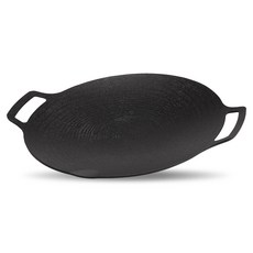 四季 國產 露營 圓形 烤盤, 1個, 特大號(直徑 36cm)