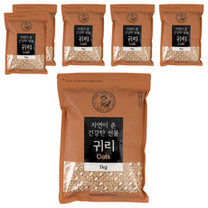 귀리팜 정읍명품 귀리, 6개, 1kg