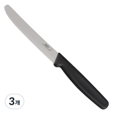 제우스 칼라 톱니과도, 블랙, 3개