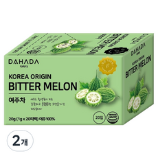 다하다 국산 여주차, 1g, 20개입, 2개