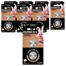 듀라셀 쓴맛코팅 리튬 코인 건전지 CR2016, 8개, 2개입