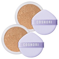 COSNORI Panthenol Barrier輕透水潤氣墊粉餅補充蕊 12g, 2個, Ivory