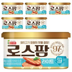 롯데웰푸드 로스팜 라이트, 200g, 6개