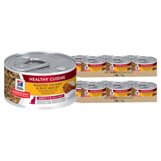 Hill's 希爾思 SCIENCE DIET 健康美饌 成貓主食罐，香烤雞肉燴米飯, 79g, 12罐