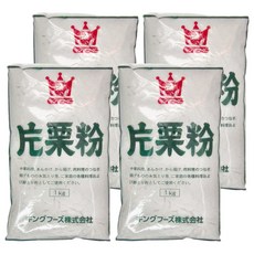 King Foods 王印 片栗粉 馬鈴薯澱粉, 1kg, 4包