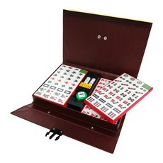 酷博士 九條龍天霸王特級大廣東麻將 36mm, 綠色牌背, 1組
