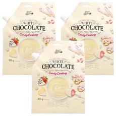 Bread Garden 裝飾與塗層用白巧克力片, 3個, 300g