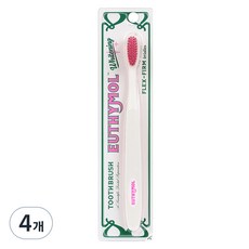 유시몰 화이트닝 칫솔 화이트, 1개입, 4개