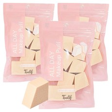 툴리프 올데이 웻지 퍼프 10p, 스킨, 3개