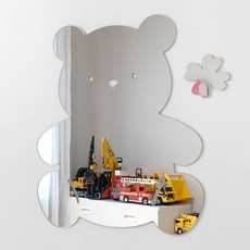 Littly 嬰幼兒安全鏡 + 表情卡, 泰迪熊