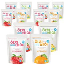 이치비야 프리미엄 동결건조 과일칩 새콤한 맛 딸기 2p + 감귤 + 파인애플, 3세트