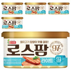 롯데웰푸드 로스팜 라이트, 200g, 5개