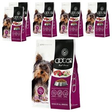 doter 寵愛物語 熟齡犬 熟齡保健犬飼料, 1.5kg, 6袋, 熟齡養生
