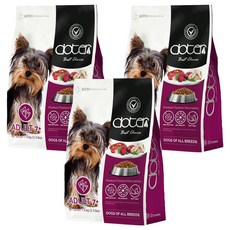 doter 寵愛物語 熟齡犬 熟齡保健犬飼料, 1.5kg, 3袋, 熟齡養生