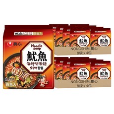 NONGSHIM 農心 魷魚海鮮味湯麵 124g, 64包