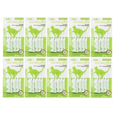 더캣츠 미니 베로베로 골드 고양이간식 10g x 5p, 치킨 + 산양유크림 혼합맛, 10세트