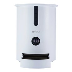 페토이 반려동물 자동급식기 HT-P006X, 2.8L, 화이트