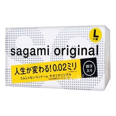 SAGAMI 相模 0.02mm超激薄保險套 L, 20個, 1盒