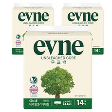 evne Core蝶翼衛生棉, 3組, 14入, 大型