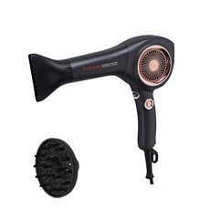 엘라 타이탄 U7 BLDC 프로페셔널 헤어 드라이어 2000W, TD-U720, 브라운블랙
