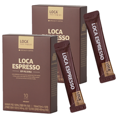 locaespresso 低咖啡因義式濃縮咖啡原液隨身包 Holiday款, 15ml, 10入, 2盒