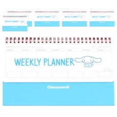 三麗鷗 PP桌上型週計畫本 大耳狗喜拿, 6個, 藍色