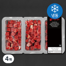 다맛나go 호주산 소고기 국거리용 (냉동), 450g, 4개