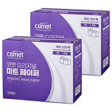 comet 廚房紙巾 40 x 36cm 200張, 2捲, 2盒