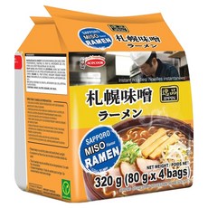 AceCOOK IPPIN 逸品 日式泡麵 札幌味噌風味 80g, 4包
