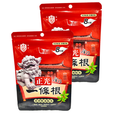 正光 一條根 溫感精油貼布, 2包, 8片