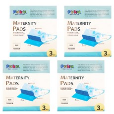 PUKU 藍色企鵝 3入 孕婦看護墊, 70 x 40cm, 4包