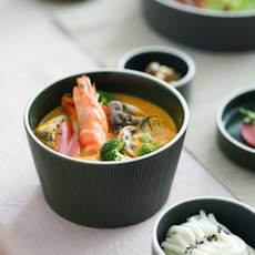 MAISON OBJET Yoon Ceramics工整風冷麵碗, 深綠色, 2個