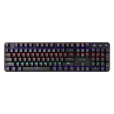 COX LED電競鍵盤青軸可換軸, 標準型, CK420, 黑色