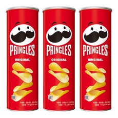 PRINGLES 品客 洋芋片 原味, 110g, 3罐
