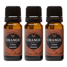 Love Bath 芳香精油橙子, 10ml, 3個