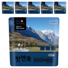 Easy bab Hot&Cook辣味大醬拌飯, 120g, 6個