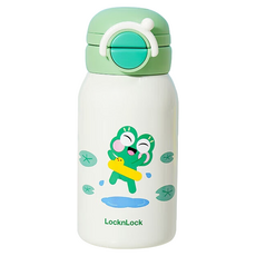 LocknLock 樂扣樂扣 吸管兒童保溫杯 510g, 綠色, 560ml, 1個