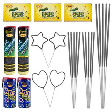 스카이페스티발 저소음 힐링 캠핑 불꽃놀이 폭죽 세트, 1세트